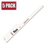 4" X 18 Tpi Morse Air Saw Pneumatic Bi Metal Reciprocating Blades - 5 Pack. Fixed Price $17.40.
