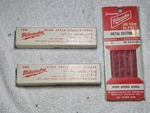 Vintage Milwaukee High Speed Saw Blades 48-00-1102 And 48-00-1178 With Boxes. Fixed Price $25.00.
