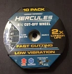 New 10 Pack 4-1/2" 1/16" Cut-off Wheel 4.5 Cutting Discs Stainless Steel & Metal. Fixed Price $29.95.