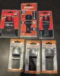 Warrior Bauer Oscillating Tool Blades Wide Plunge Flush Cutting Hcs Bi-metal Lot. Fixed Price $25.00.