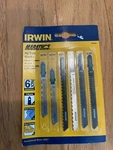 Irwin Jigsaw 6 Pc Blade Set T-shank General Purpose Che 3072001 F2. Fixed Price $6.99.