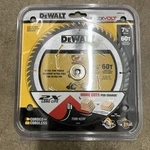 Dewalt Tooth Blade DWAFV3760 Flex Volt 1/4" - Ultra Fine Finish Thin Kerf. Fixed Price $24.98.