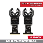 Milwaukee 1-3/8 In. Carbide Universal Fit Extreme Cutting Oscillating Blade 2-PK. Fixed Price $19.95.