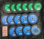 Lot Norton Cut-off Blade #89088 7"X1/8" Masonry & Wheel #89097. Fixed Price $25.95.