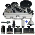 Diamond Drilling Core Bits Set Kit Hole Saw For Marble Granite Tile Porcelain. Fixed Price $89.08.