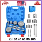 Dehuiwi 9PCS Masonry Hole Saw, Concrete Kit 4 Inch Sds Plus Max Bit .... Fixed Price $90.90.