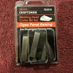Sears Craftsman Molding 9-23216 Ogee Panel Raising Bit Set New Oem. Fixed Price $11.99.
