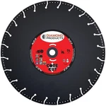 Diamond Products 21571 Circular Saw Blade, 14 In Dia, Arbor, 24-TEETH,. Fixed Price $290.94.