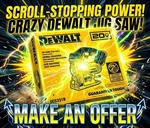 New Dewalt DCS331B Volt Max Cordless Jig Saw In Box (tool Only). Fixed Price $149.99.