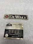 Dewalt Radial Arm Saw Md Amf 1030 Name Plates DWR-112. Fixed Price $24.99.