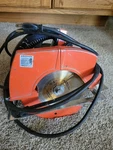 Vintage Manning Bowman 7" Cutting Circular Saw Model 73528. Fixed Price $35.00.