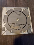 Preowned Vintage Sears Craftsman 7 1/4" General Purpose Carbon Tipped Blade Usa. Fixed Price $12.99.