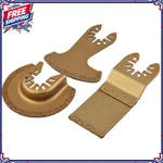 Saw Blades 3PCS Oscillating Multi Tool Wood Plastic Aluminum Ceramic Tile Cutter. Fixed Price $18.67.