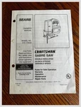 Craftsman 315.172040 Sabre Saw Manual Sears 1995 Parts Info Home Improvement. Fixed Price $19.99.