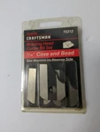 Sears Craftsman 9-3212 5/16" Cove & Bead Molding Head Cutter Bit Set. Fixed Price $9.90.