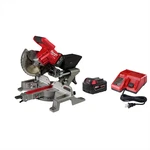 Milwaukee Tool M18 Fuel 7-1/4ANDRDQUO; Dual Bevel Sliding Compound Miter Saw Kit. Fixed Price $822.00.