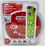 New Diablo DMADS1400 14" Segmented Diamond Masonry Blade Arbor - Ships Free!!. Fixed Price $79.98.