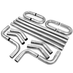 Yolando 2.5'' Custom Exhaust Kit Universal Mild Steel Tubing 16 Gauge Mandrel.... Fixed Price $224.22.