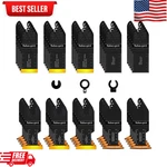 50PCS Titanium Oscillating Tool Blades, Curved Edge Saw For. Fixed Price $38.99.