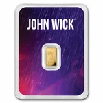 John Wick 1/2 Gram Gold Bar In Tep. Fixed Price $123.30.