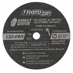 Rotozip DD-PM5 Abrasive Cut-off Wheel, 1/2 Dia, 0.049" Thick, Aluminum. Fixed Price $16.15.