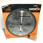 New Black & Decker 77-770 Piranha 10-INCH 60 Tooth Atb Saw Blade 5/8-INCH Arbor. Fixed Price $31.45.