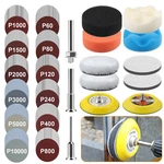 133 Pcs Sanding Disc Inch Wet Dry Hook Loop Sandpaper Polishing Pads For Drill. Fixed Price $18.03.