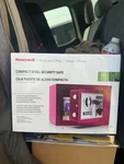 Honeywell Small Digital Safe Box 0.17-CUBIC Feet Pink Steel Lock 5005P. Fixed Price $31.50.