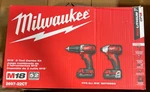 Milwaukee 2697-22CT M18 Cordless Lithium-ion 2-TOOL Combo Kit. Fixed Price $189.00.