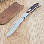 School Knifeworks Ruple Folding 3.3" VG-10 Steel Blade Bone Handle. Fixed Price $249.39.