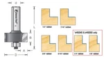 Amana Rabbet Router Bit And Bearing Kit 49350 With 6 Possible Depths. Fixed Price $48.84.