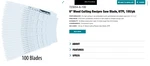 (100) Makita 723054-A-100 6-INCH 6TPI Wood Cutting Reciprocating Saw Blade. Fixed Price $103.95.