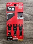 Milwaukee 49-10-9115 Multi-tool Blade Kit 5PC Extreme Metal Wood Oscillating. Fixed Price $49.00.