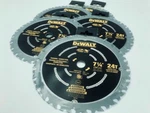 (5) Dewalt 7-1/4" Carbide Teeth Circular Saw Blades 24T Demo Framing DWA31724D. Fixed Price $45.85.