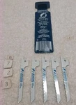 5PC Lenox Bi-metal Scroll Cutting Saw All Blades. Fixed Price $8.99.