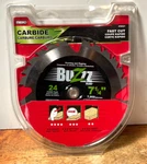 Mibro 7-1/4" Carbide Cross Cut Buzzz Blade Fast 24 Teeth For Ripping. Fixed Price $10.46.
