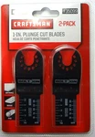 Craftsman 35099 2 Pack Bolt-on 1" Plunge Cut Blades. Fixed Price $5.00.