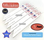 Pack Milwaukee 48-00-5092 Sawzall Reciprocating Blade 10 Tpi 6". Fixed Price $12.99.