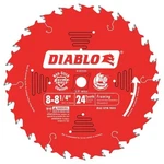 Freud D0824X Diablo 8-1/4-INCH Tooth Atb Framing Saw Blade W/ 5/8-INCH Arbor. Fixed Price $22.99.