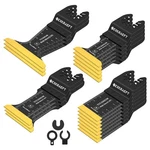 Exkraeft Titanium Oscillating Tool Blade, Professional 18PCS, Black. Fixed Price $36.43.