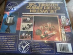 Artu 9-PC Tungsten Carbide Gritted Set With Case Brand New Nib. Fixed Price $69.99.