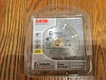 Mk Diamond Products General Purpose 4 Contractor Blades Segmented Rim. Fixed Price $5.99.