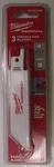 Milwaukee 49-00-5400 4" Hackzall Blades 3 Pk Grit Fiberglass Tile Plaster. Fixed Price $9.00.