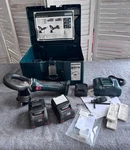 Used - Metabo Kfm 18 Ltx 3 Rf Cordless Beveling Tool Kit With Two Batteries. Fixed Price $995.00.