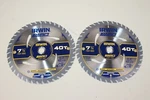 (2) Irwin Marathon 70-1/4" 40T #14031 24031 Trim Finish Circular Saw Blade New. Fixed Price $24.95.