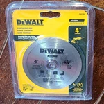 Dewalt 4" High Performance Continuous Rim Blade #DW4790. Fixed Price $12.89.