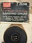 Sears Craftsman 3 In. Face 2-1/4 Dia. Sanding Drum # 9-25246 With Box. Fixed Price $10.00.