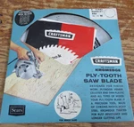 Vintage Nos Sears Craftsman 32442 Kromedge 6.5 Circular Saw Blade Made Usa. Fixed Price $27.50.