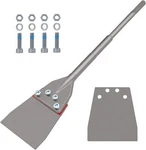 Toovem 24.5" Sds Max Floor Scraper 6 Wide Tile Removal Bit And Heavy Duty Blade. Fixed Price $79.99.