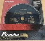 Black & Decker 7 1/4 40 Teeth Piranha Pro Premium Carbide Usa New Free Shipping. Fixed Price $17.95.
